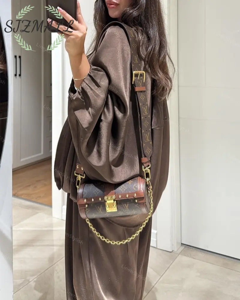 Casual Zip Jacket & Pants Two-Piece Set