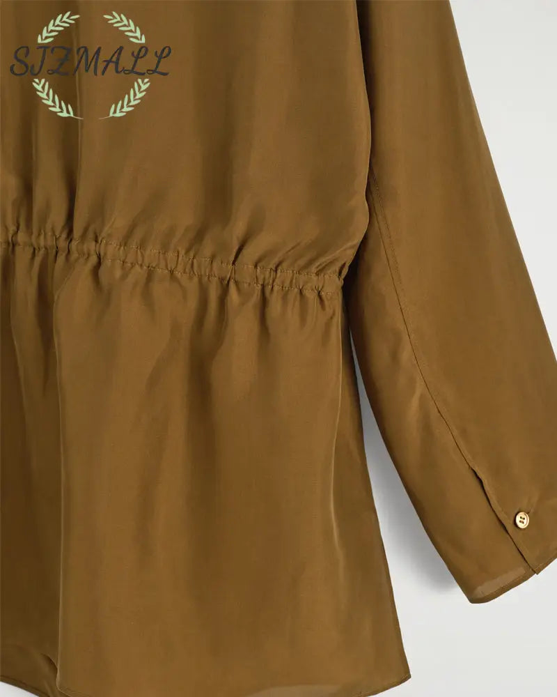 Fashionable Commuter Shirt & Pants Two-Piece Set