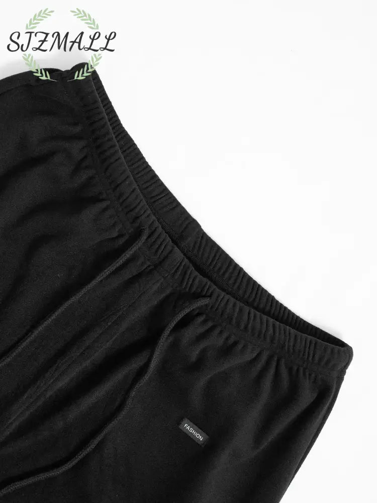 Relaxed Fit Drawstring Pants