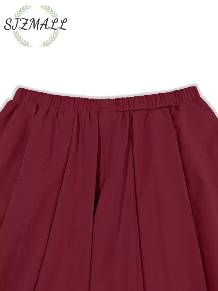 Wide Leg Pleated Detail Pants